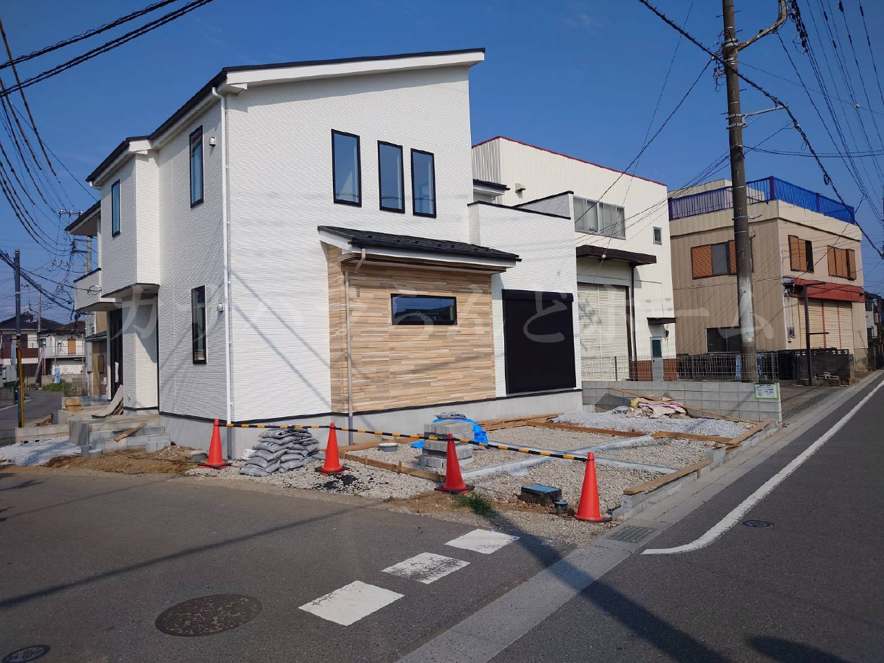 鶴ヶ島市中新田６期　新築一戸建て　全２棟現場　１号棟