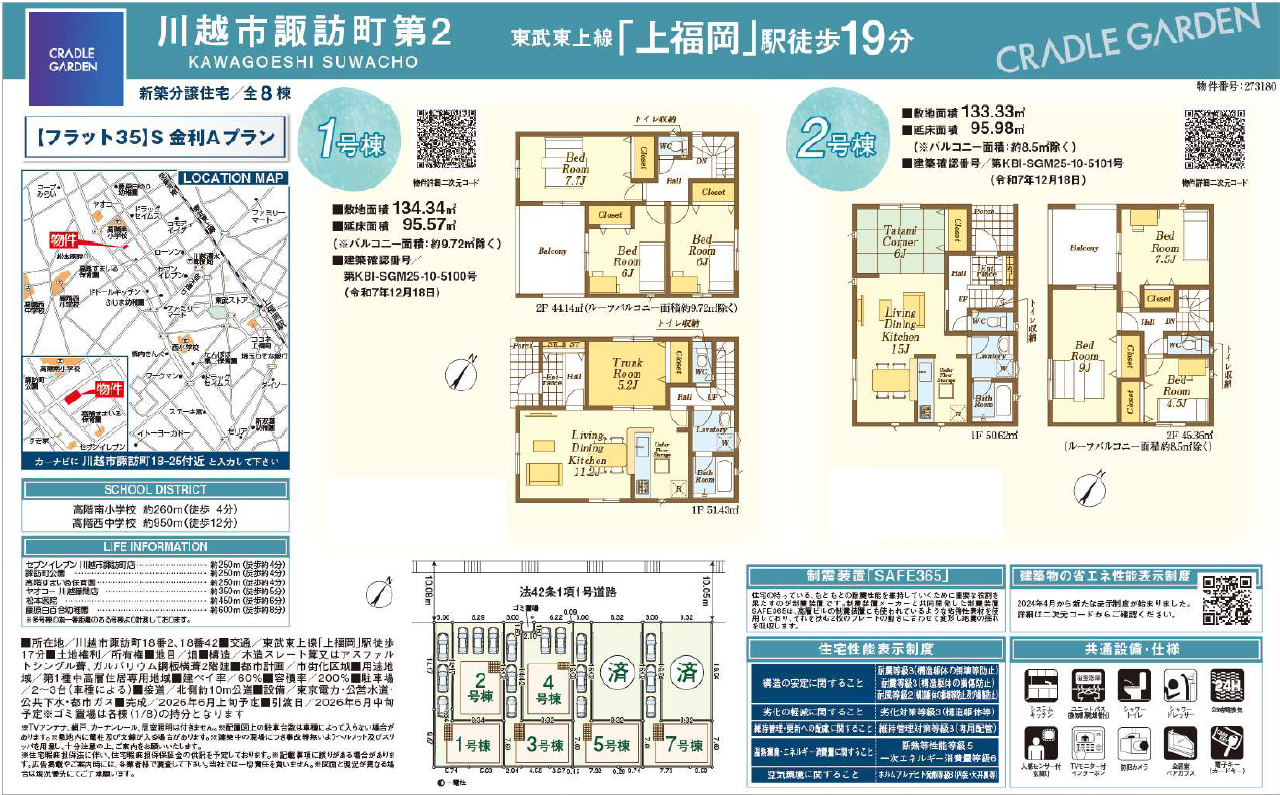川越市諏訪町第２　新築一戸建て　全８棟現場　４号棟