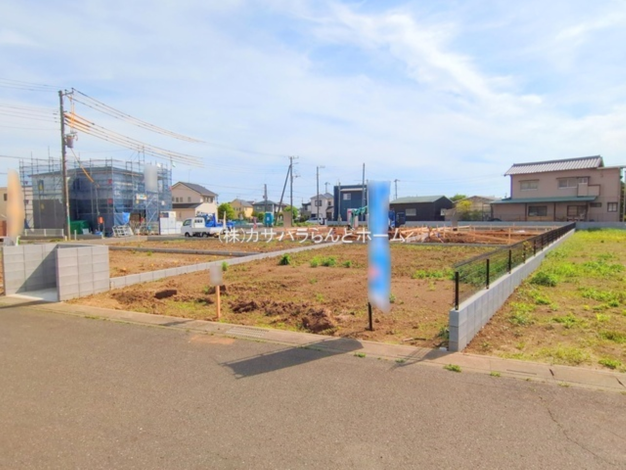 川越市藤木町　建築条件無し売地　全５区画　R7-３
