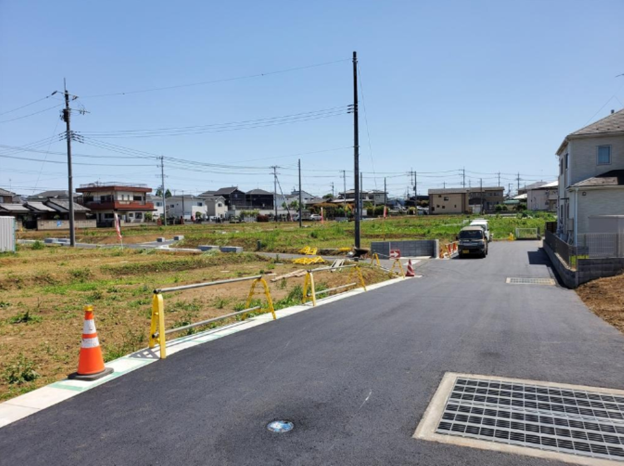 東松山市市ノ川　建築条件無し売地　全２５区画　仲介手数料無料土地！