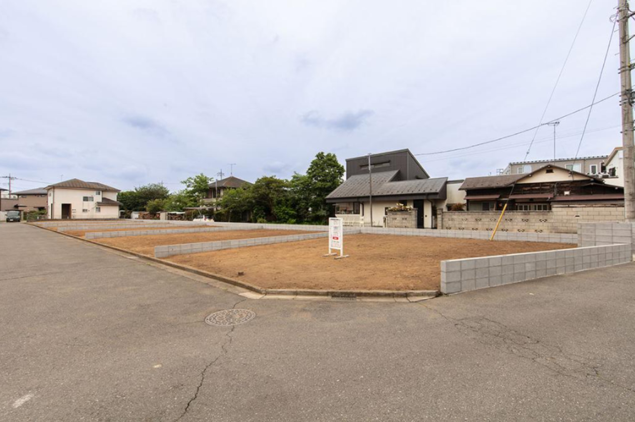 川越市中台元町R7　建築条件無し売地　全６区画　仲介手数料無料土地！