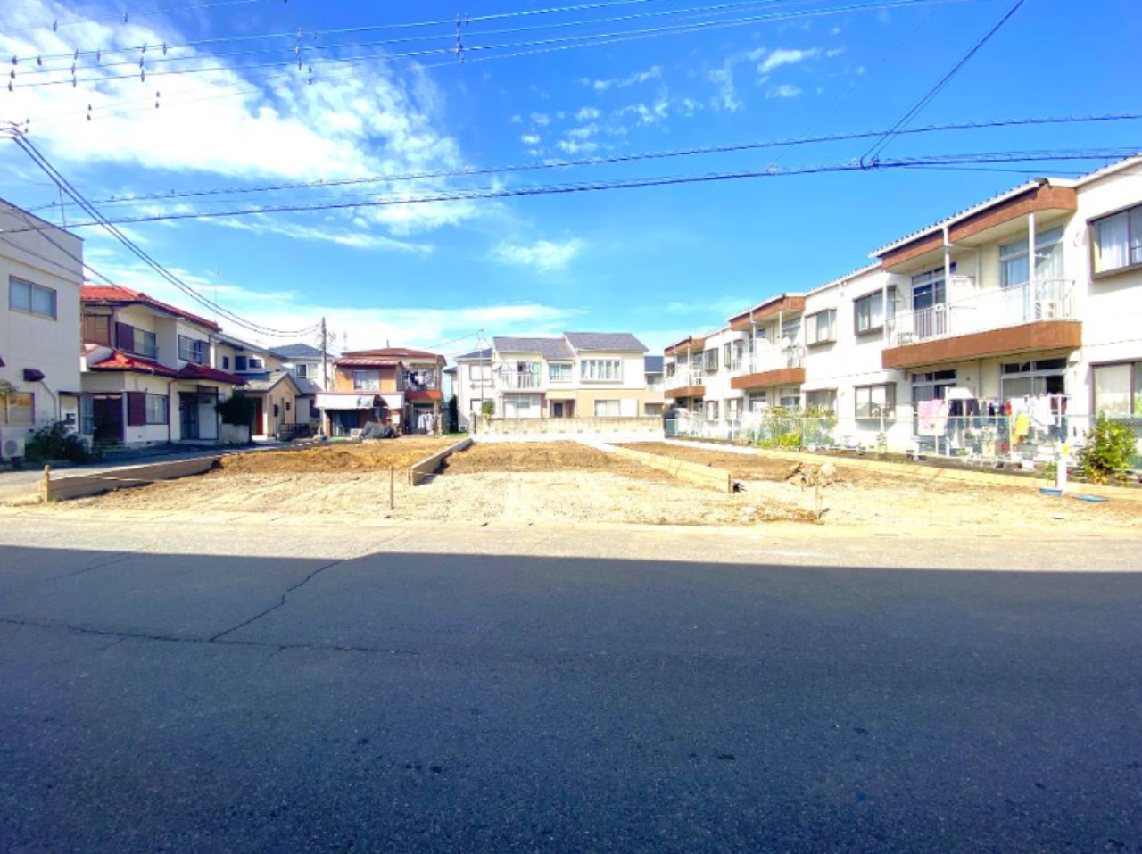 鶴ヶ島市上広谷　新築一戸建て　全３棟現場_画像1