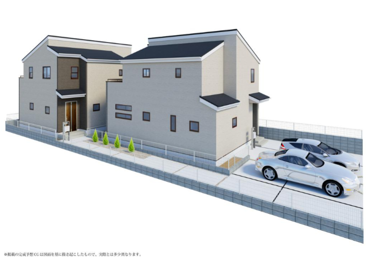 鶴ヶ島市藤金　新築一戸建て　全２棟現場　仲介手数料無料_画像1