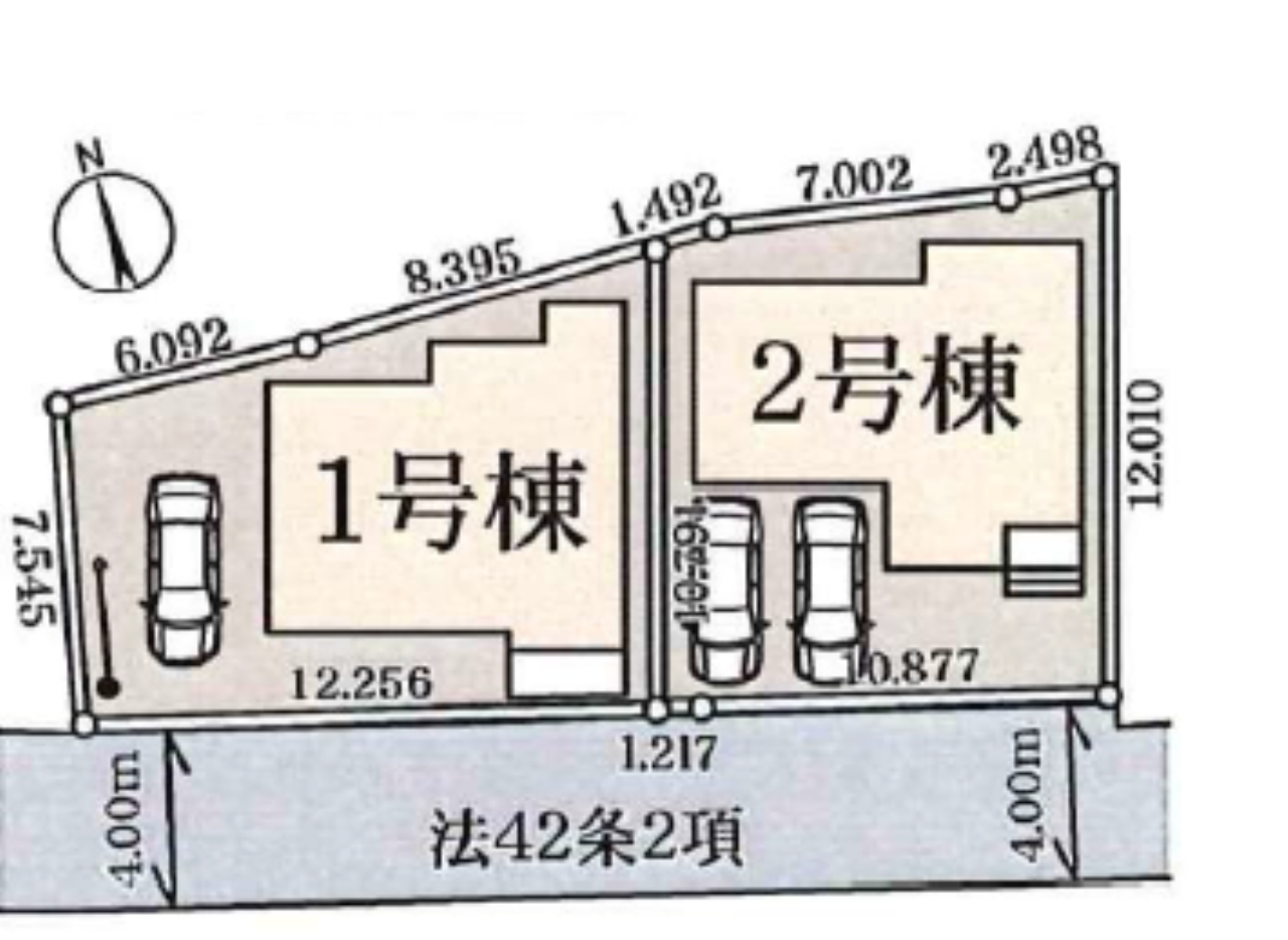 川越市木野目　新築一戸建て　全２棟現場　仲介手数料無料_画像1