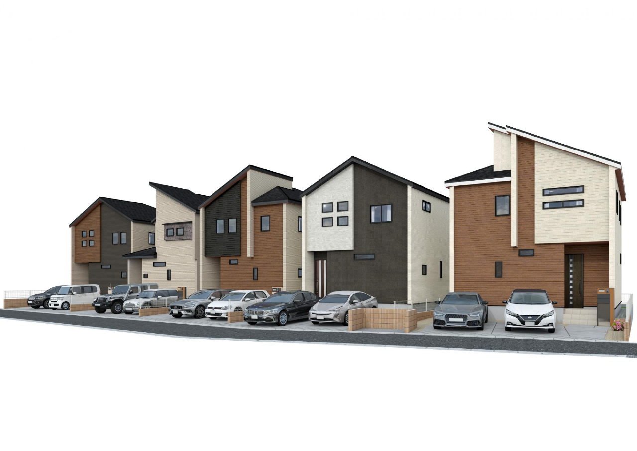 坂戸市花影町２期　新築一戸建て　全５棟現場　仲介手数料無料_画像1