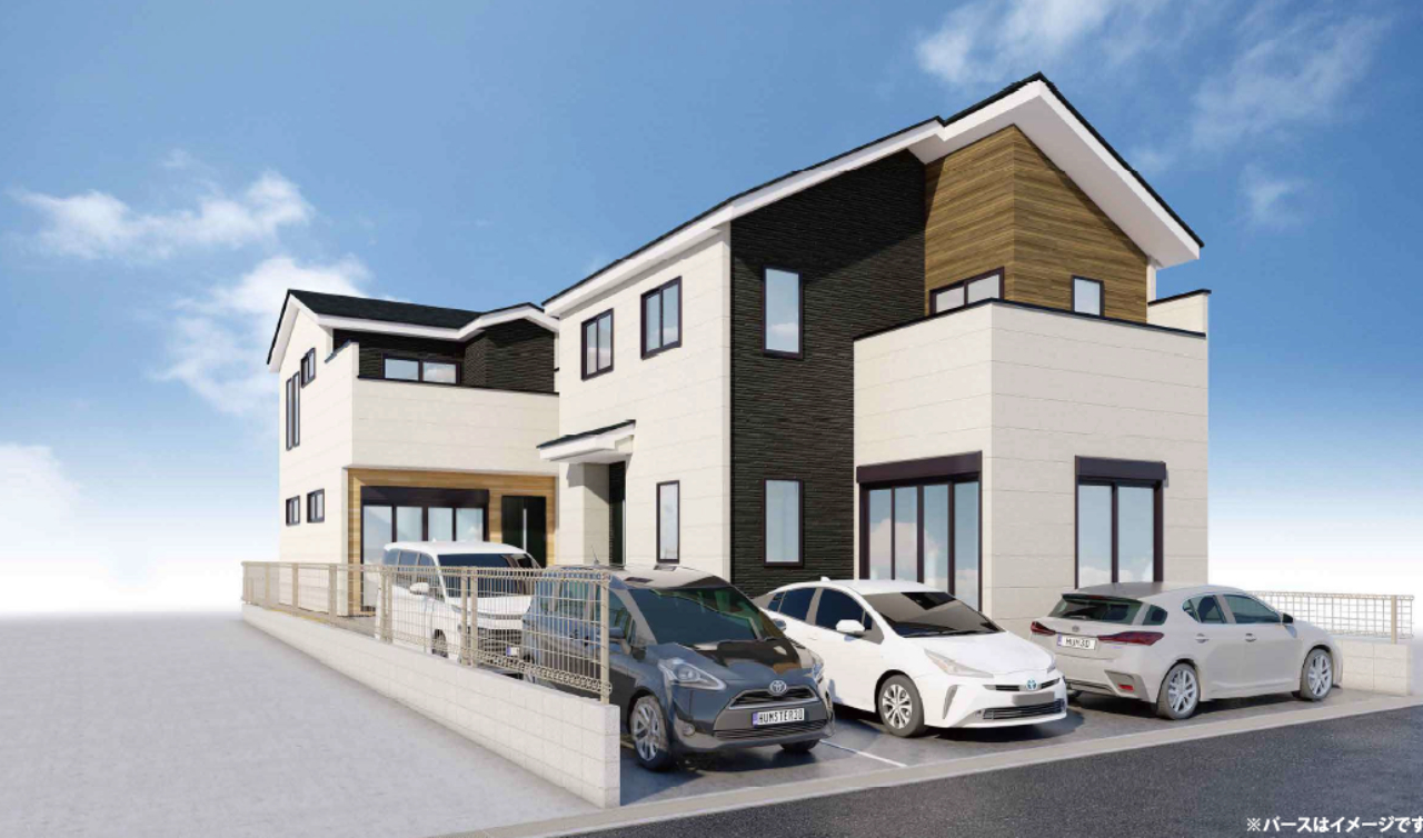 坂戸市千代田８期　新築一戸建て　２棟現場　仲介手数料無料！_画像1