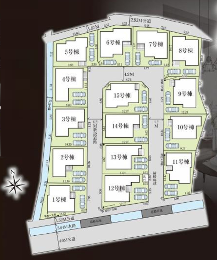 川越市小仙波町２丁目　新築一戸建て　全１５棟現場_画像2