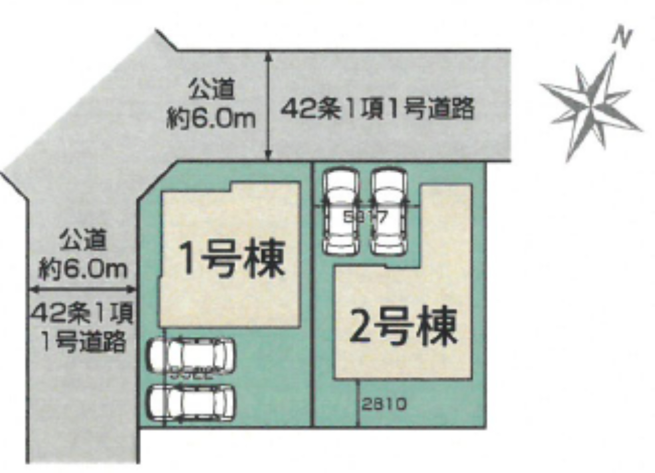 川越市川鶴３丁目　新築一戸建て　全２棟現場　仲介手数料無料_画像2