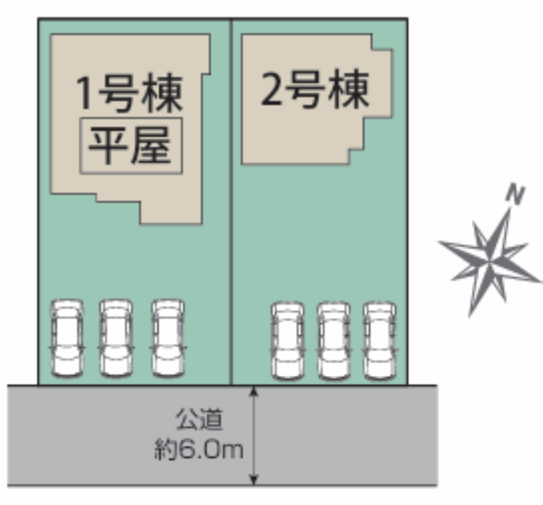 東松山市新宿町　新築一戸建て　全２棟現場　仲介手数料無料_画像2