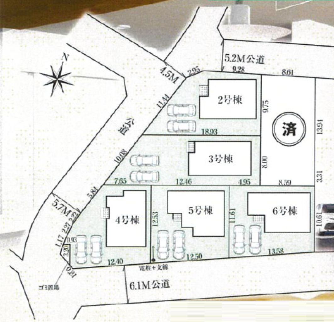 比企郡川島町中山１１期　新築分譲住宅　全６棟現場　新築仲介手数料０円無料！_画像2