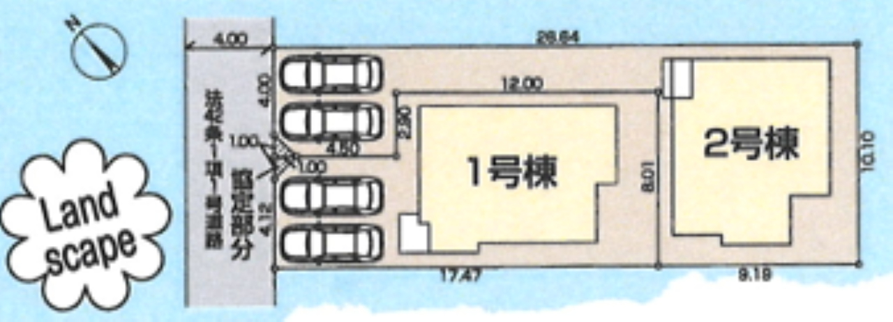 鶴ヶ島市藤金　新築一戸建て　全２棟現場　仲介手数料無料_画像2