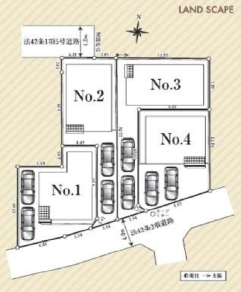 川越市寺尾第１８　　新築一戸建て　全４棟現場_画像2