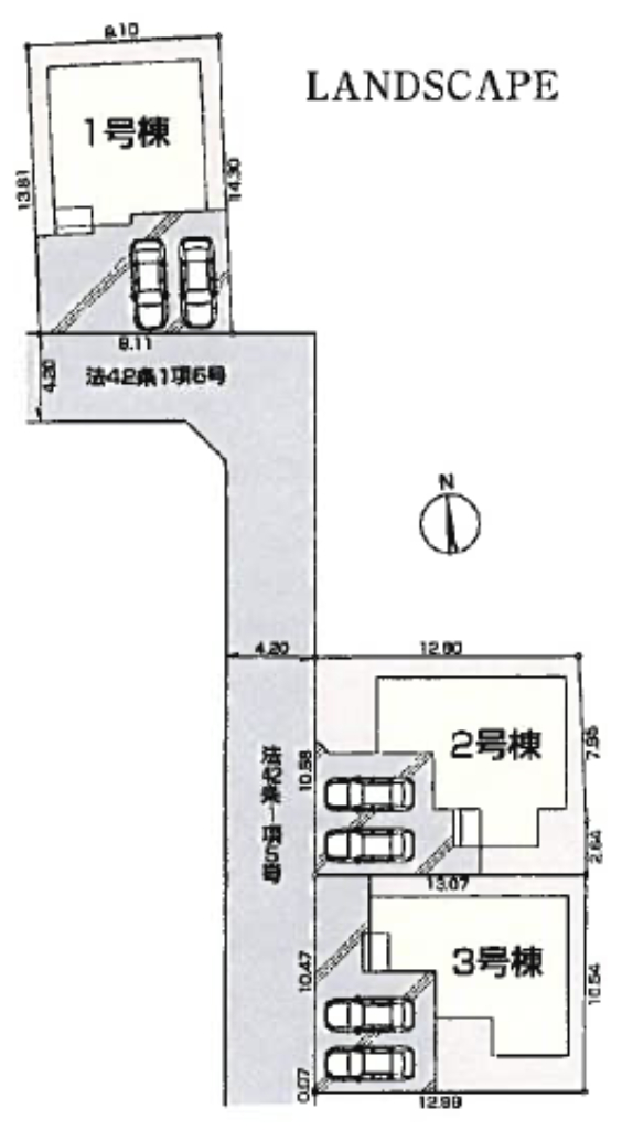 川越市上野田町第２　新築一戸建て　全３棟現場　仲介手数料無料_画像2