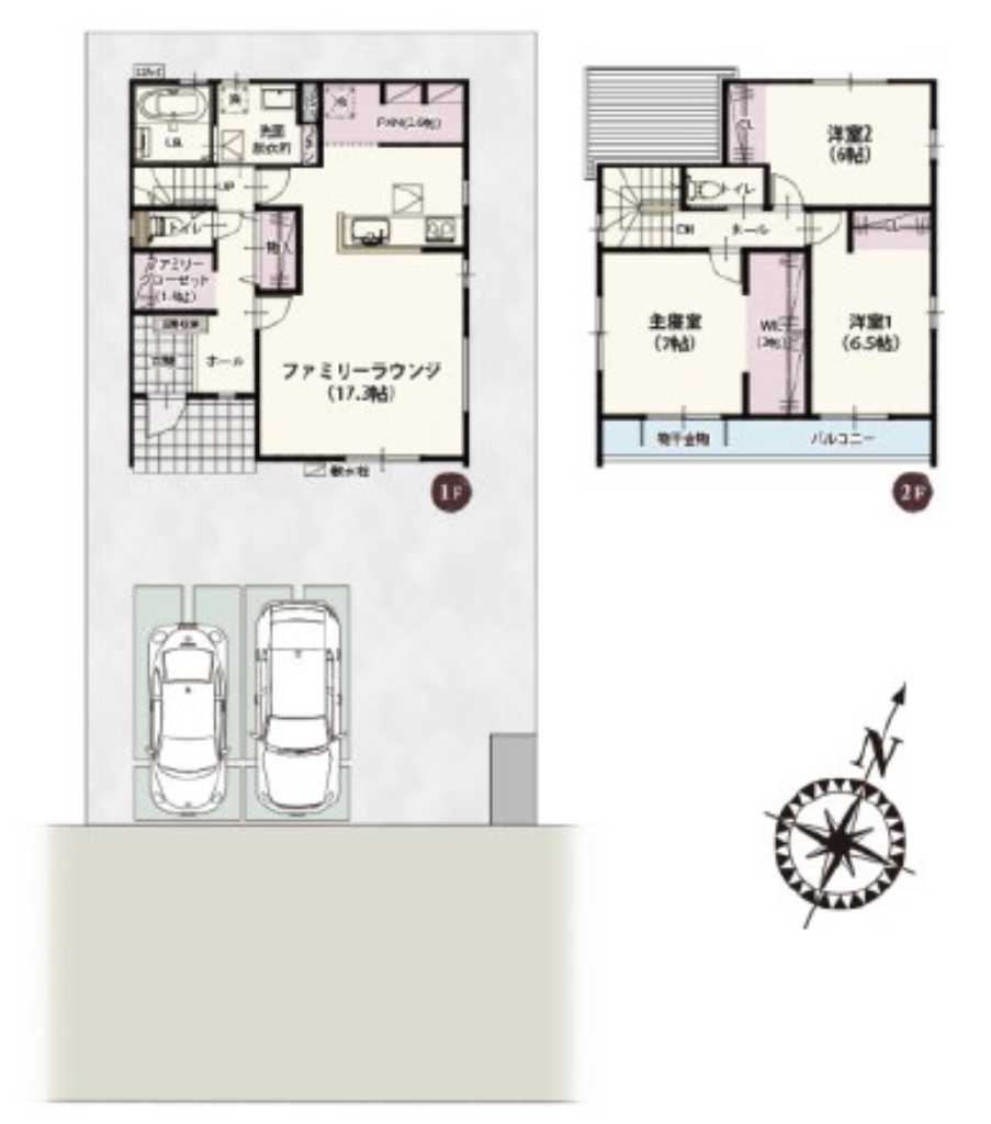 比企郡滑川町月の輪第２期　新築一戸建て　新築仲介手数料０円無料！_画像3