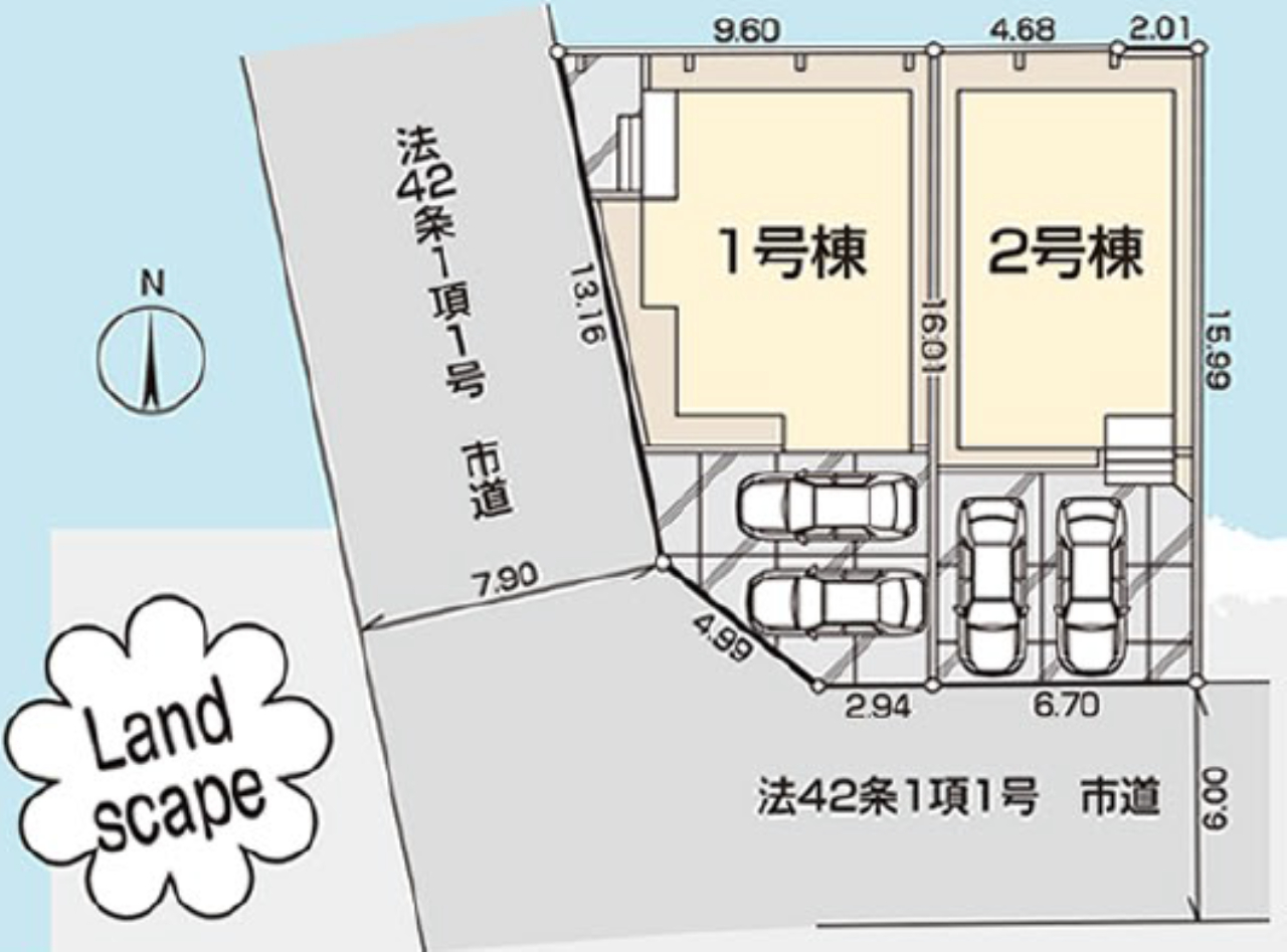 川越市かすみ野第６　新築一戸建て　全２棟現場　新築仲介手数料０円無料！_画像3