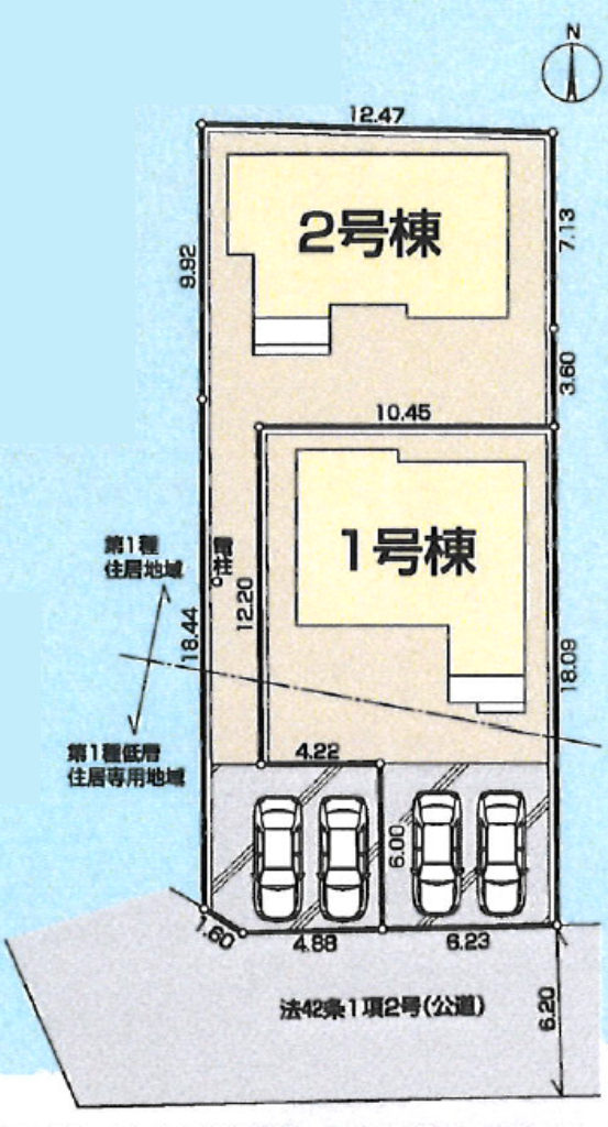 川越市的場第１０　新築一戸建て　全２棟現場　新築仲介手数料０円無料！_画像3