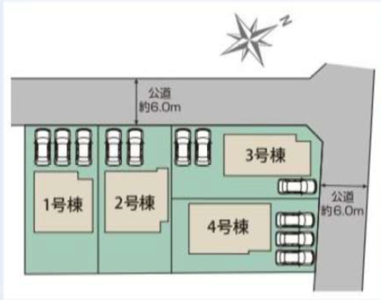 鶴ヶ島市羽折町　新築一戸建て　全４棟現場_画像3