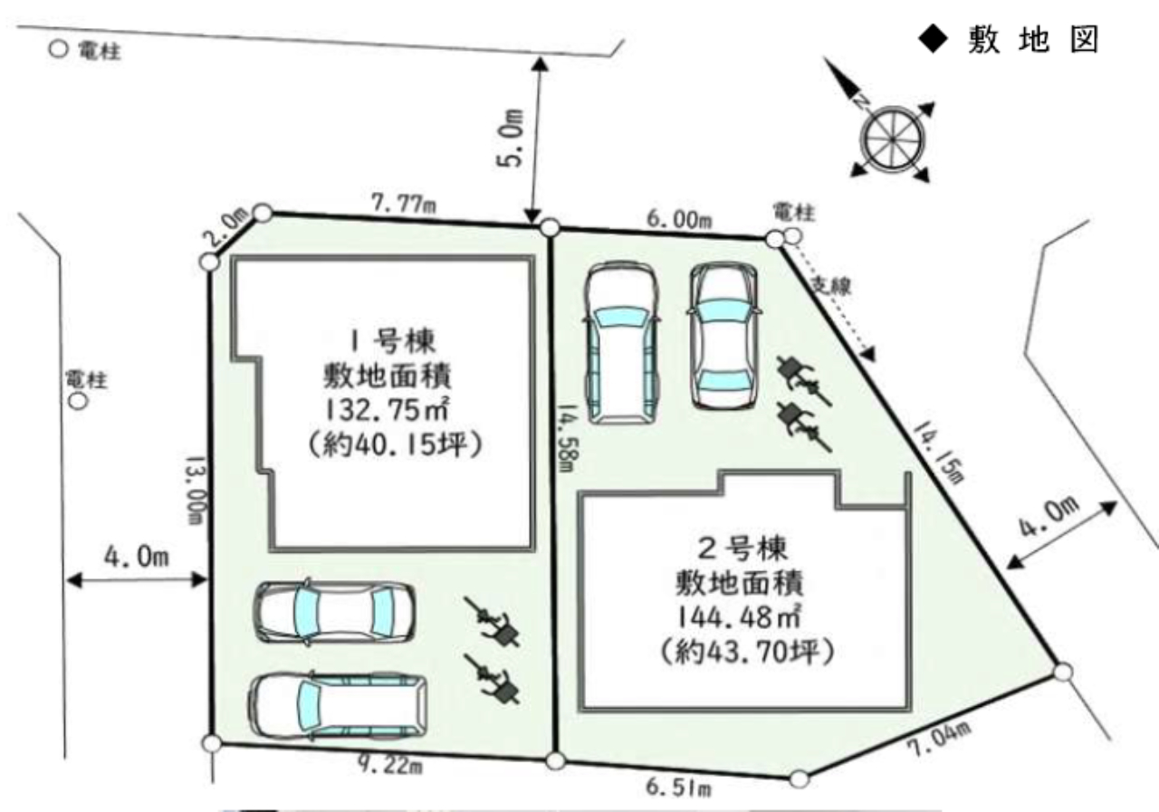 川越今成５期　新築一戸建て　全２棟現場_画像3