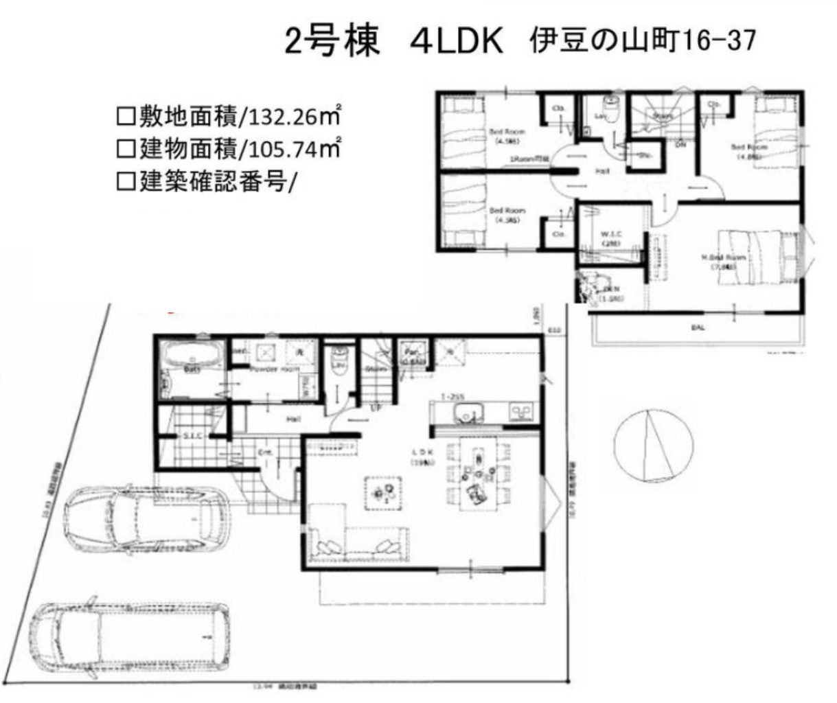 坂戸市伊豆の山町　新築一戸建て　全２棟現場　仲介手数料無料_画像3