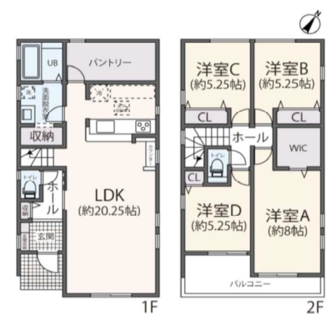 川越市稲荷町　新築一戸建て　全２棟現場_画像3
