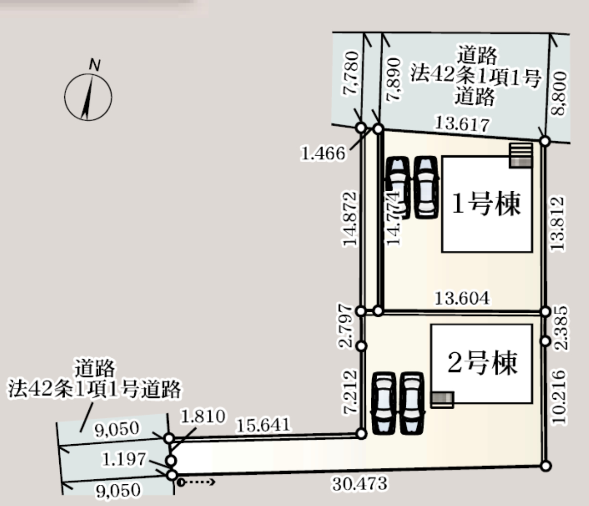 比企郡吉見町東野第２２　新築一戸建て　全２棟現場　新築仲介手数料０円無料！_画像3