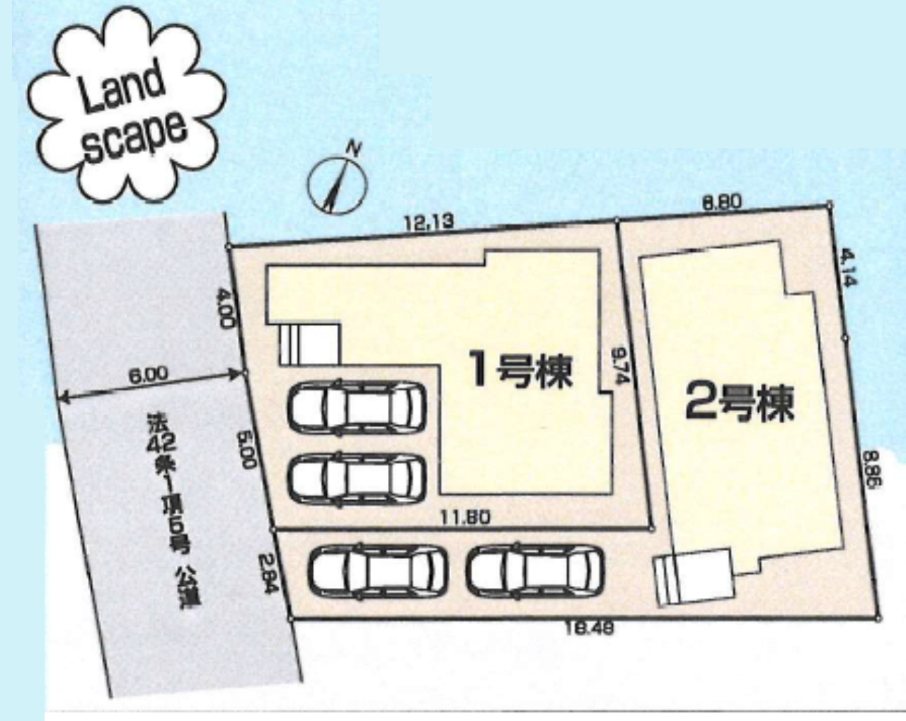 川越市大袋新田第２期　新築一戸建て　全２棟現場_画像3