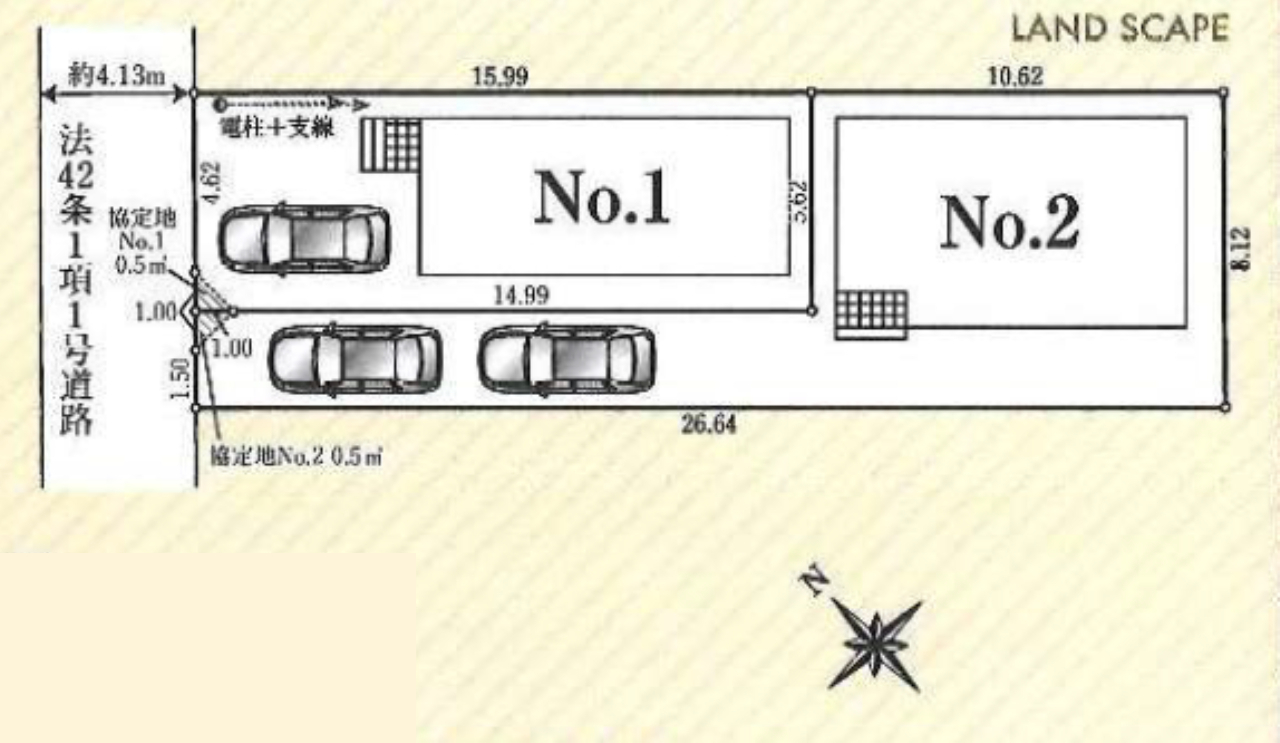 鶴ヶ島市藤金第１３　新築一戸建て　全２棟現場_画像3