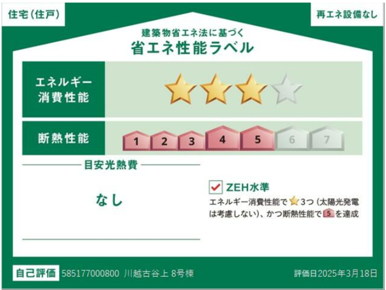 川越市古谷上　新築一戸建て　全８棟現場　仲介手数料無料_画像4