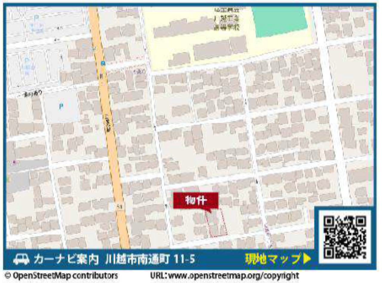 川越市南通町　建築条件無し売地　仲介手数料無料_画像4