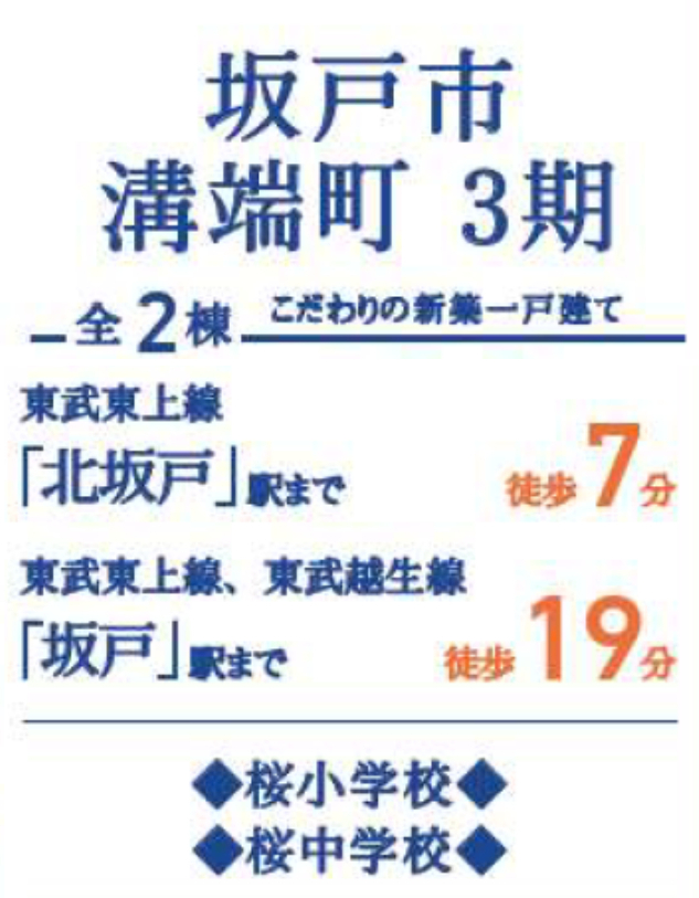 坂戸市溝端町３期　新築一戸建て　全２棟現場_画像5