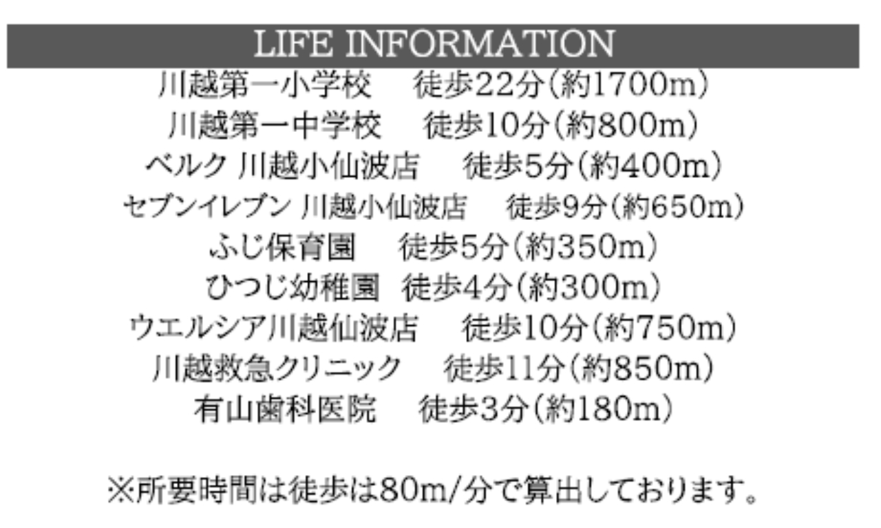 川越市仙波町２期　建築条件無し売地　全２区画　仲介手数料無料土地！_画像5